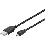 CABO USB-A 2.0 MACHO / MINI USB-B 2.0 MACHO 1.8MT