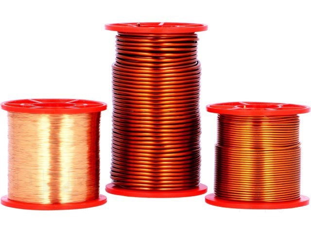 ROLO FIO COBRE ESMALTADO DUPLA CAMADA 0,8mm X 1KG