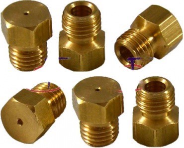 INJECTORES M6 P/GAS BUTANO  JUNEX SMEG PHILIPS  (KIT 6UN)