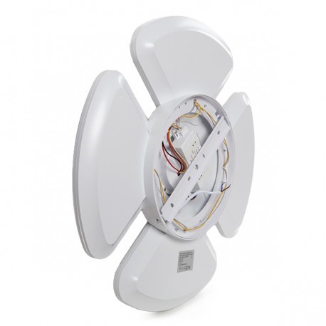 LUZ DE TETO MUSICAL LED LANZAROTE 48W 3000K-6500K+3W RGB AZULTOOTH