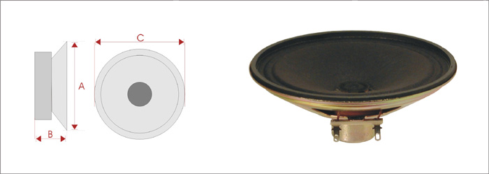 ALTIFALANTE 15w 8 Ohms 102X102MM 87DB