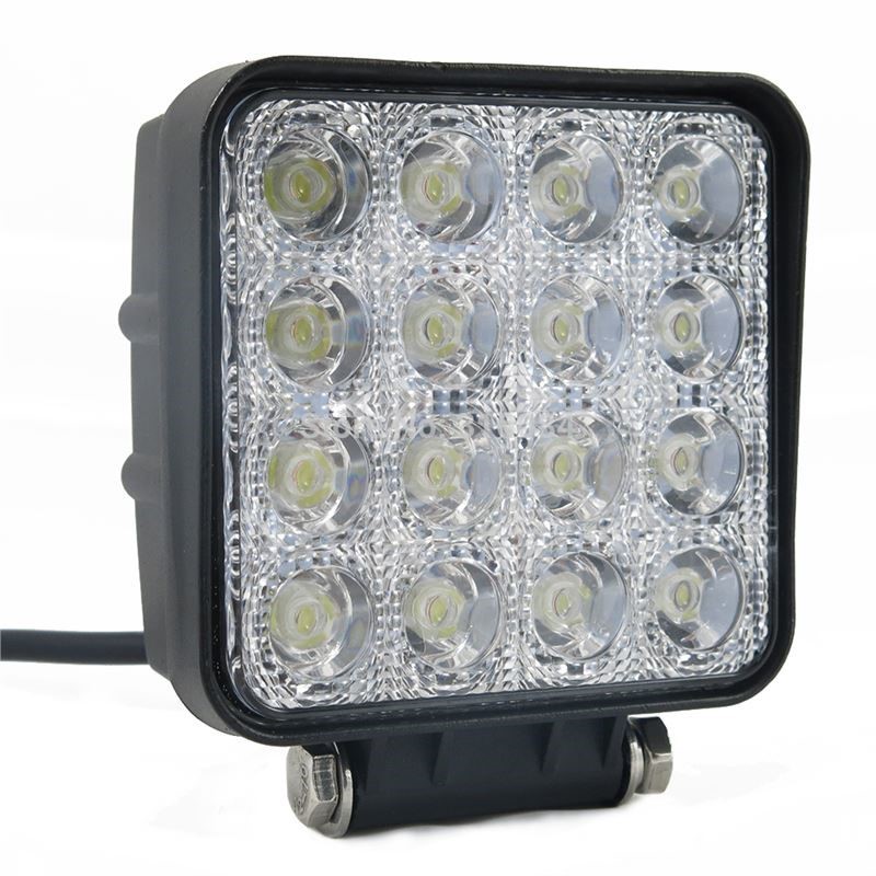 FOCO DE TRABALHO 16 LEDS 48W 6000K 12-24VDC 110X110X67cm