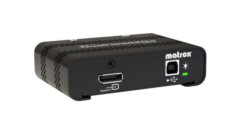 PLACA EXPANSÃO DE VIDEO MATROX DUALHEAD2GO SE 2X DVI 1X DP