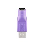 ADAPTADOR USB MACHO (TIPO A) / MINI-DIN 6 FEMEA (PS/2)