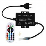 CONTROLADOR PARA FITA LED RGB C7 COMANDO 220V 100MTS