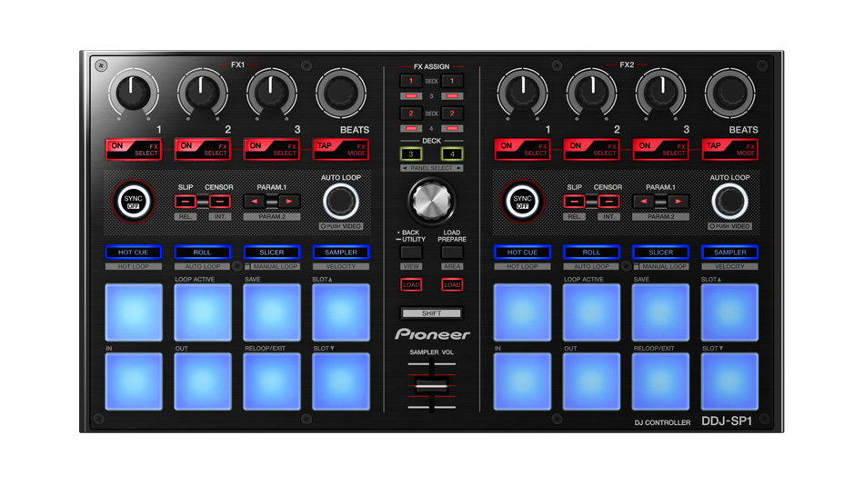 CONTROLADOR DJ DIGITAL C/ACESSO SERATO DDJ-SP1 PIONEER