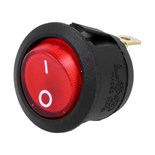INTERRUPTOR ON-OFF LUMINOSO VERMELHO 12V
