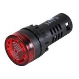 PILOTO REDONDO PAINEL 29mm 24VDC COM BESOURO VERMELHO