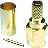 FICHA SMA MACHO INVERTIDO (RP) RG174 DE CRAVAR