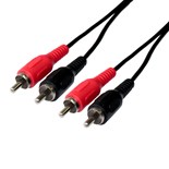 EXTENSAO 2 RCA MACHO / 2 RCA MACHO 5MTS DCU