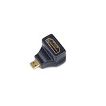ADAPTADOR MICRO HDMI MACHO / HDMI FEMEA 90º