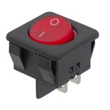 INTERRUPTOR REDONDO VERMELHO