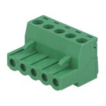 FICHA 05T FEMEA CIRCUITO IMPRESSO 12A 5.08mm