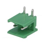 FICHA MACHO 2 PIN CIRC. IMPR. 90º 5.08