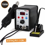ESTAÇÃO SOLDAR E DESSOLDAR SMD AR QUENTE