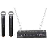 MICROFONES SEM FIOS DE MAO VHF AUDIO DESIGN  (2 UNID)