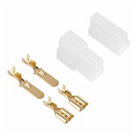 FICHA FASTON CONJUNTO MACHO FEMEA 2 TERMINAIS