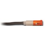 SINALIZADOR LUMIN.220V C/FIOS SILICONE AMBAR