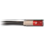 SINALIZADOR LUMIN.220V C/FIOS SILICONE VERMELHO
