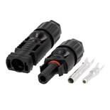 FICHA SOLAR MC4 MACHO + FÊMEA + TERMINAIS 2.5 / 4.0 / 6.0mm2