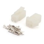 CONJUNTO FICHAS MOLEX 2x2 PINOS MACHO/FEMEA