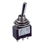 INTERRUPTOR PULSADOR ALAVANCA MINI (ON)-OFF-(ON) 3A