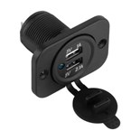 ALIMENTADOR AUTO 2xUSB 2X5V 1A+2.1A
