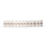 Barra de Terminais Fast Macho/Macho 6,3x08mm ;max.75º C;300V