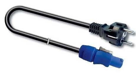 CABO ALIMENTAÇÃO SCHUKO MACHO / FICHA POWERCON B AUDIODESIGN 5mts