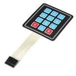 TECLADO DE MEMBRANA 3X4 MATRIX P/ARDUINO/FUNDUINO