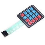 TECLADO DE MEMBRANA 4X4 MATRIX MICROPROC. CONTROL ARDUINO