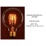 LAMPADA GLOBO G125 VINTAGE 40W E27