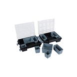CAIXA ORGANIZADORA DUPLA 7" 10 COMPARTIMENTOS