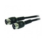 EXTENSAO AUDIO DIN 5P MACHO MACHO 1.2MT