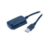 ADAPTADOR USB 2.0 A IDE/SATA C/ ALIMENTADOR 220V
