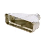 CAPA METAL PARA FICHA SUB-D HD 44 PINOS MACHO OU FEMEA