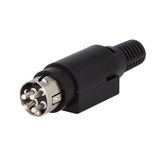 FICHA ALIMENT.DC R7B DE 4 PINOS P/SOLDAR 6,5mm