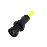 INDICADOR LED AMARELO 230VAC IP20 Ø10mm C/ FIO 300mm