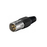 FICHA XLR MACHO 3P