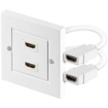 ADAPTADOR HDMI 2 PORTAS PAREDE