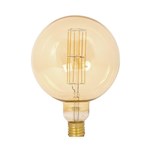 LAMP.DECORAT.LED VINTAGE GOLD MAXI G200 230VAC 8W E27 2200K