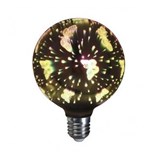 LAMPADA LED G125 E27 4W EFEITO 3D MARIPOSAS