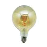 LAMPADA G125 FILAMENTO ESPIRAL LED CRISTAL GOLD 4W E27
