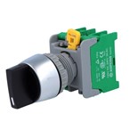 COMUTADOR ROTATIVO 3 POSICOES NA 230VAC 3A  22mm