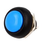 PULSADOR REDONDO AZUL 1 POS 250VAC 1A