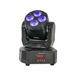 MOVING HEAD MINI 4 LED CREE RGBWA-UV 18W DMX MIC IBIZA