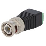 FICHA ADAPTADOR BNC MACHO / FICHA 2 PARAFUSOS