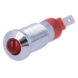 LED VERMELHO COM SUPORTE METAL 24V 8,2mm IP40