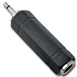 ADAPT.JACK 2,5 MONO MACHO P/ 6,3mm STEREO FEMEA