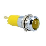AVISADOR LED AMARELO 24-28VDC 14,2mm D. IP67